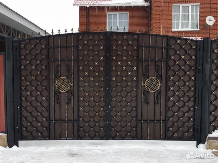Кованые ворота