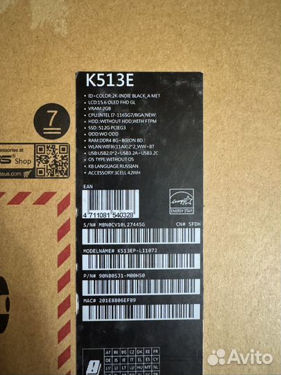 Ноутбук Asus vivobook 15 oled