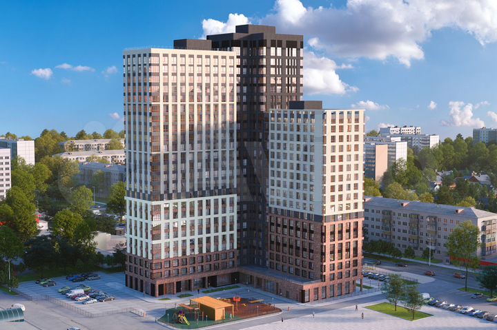 3-к. квартира, 104,8 м², 25/25 эт.