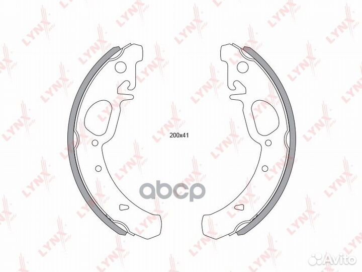 Колодки торм.бараб. задн. LADA Granta 1.6 10