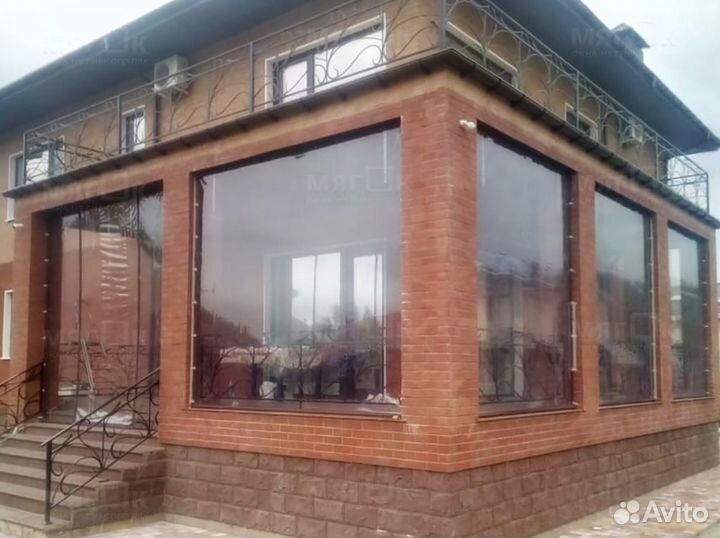 Прозрачные шторы пвх для беседок