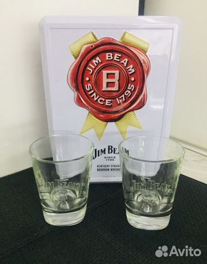 Коробка и стаканы JIM beam