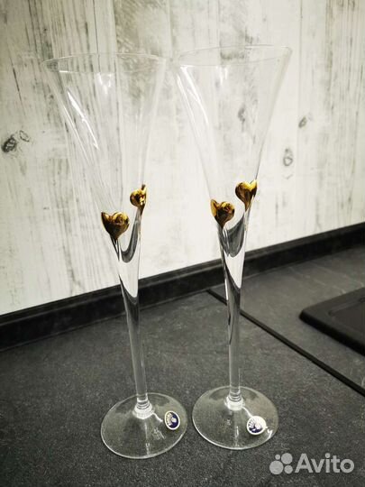Бокалы для шампанского богемия