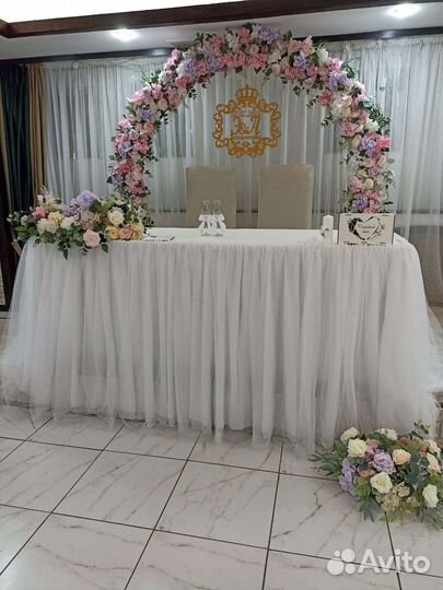 Оформление свадьбы, банкета, регистрации