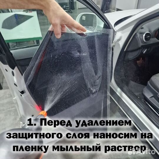 Съемная тонировка на Toyota Progres