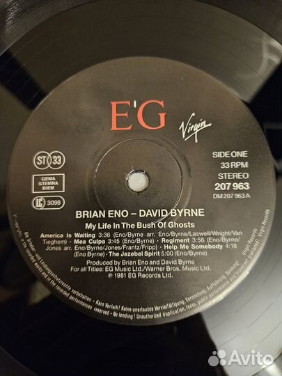 Brian Eno - David Byrne – My Life In The Bush Of G