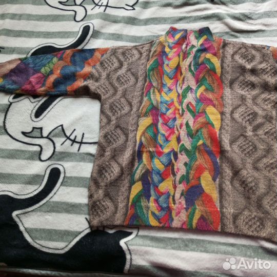 Джемпер кашемир новый оверсайз