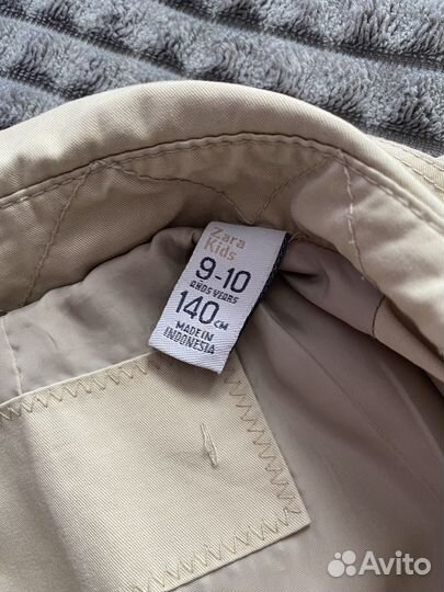 Плащ для девочки Zara 140