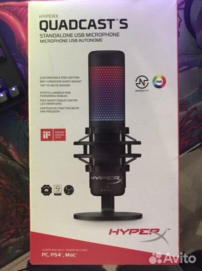 Микрофон HyperX QuadCast s