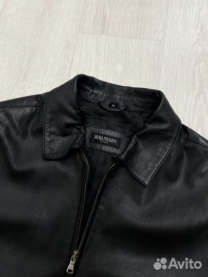 Кожаная куртка Balmain (Иван. Бронь)