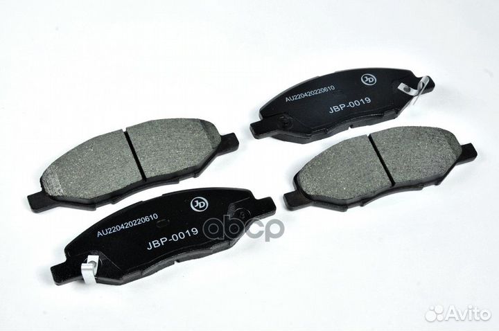 Колодки тормозные, передние D1250MH JBP0019 Jus