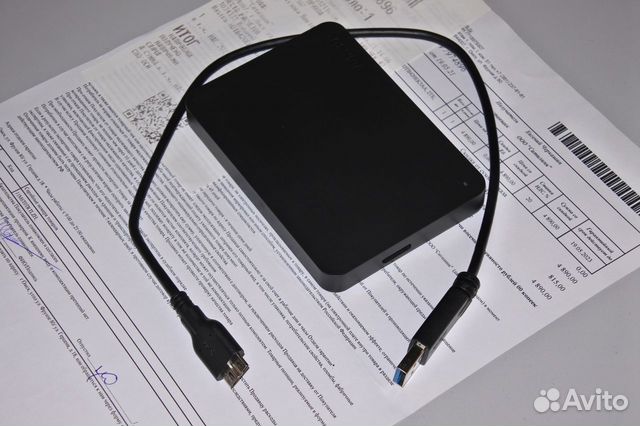 2 Tb Внешний диск Toshiba Canvio Basics чёрный объявление продам