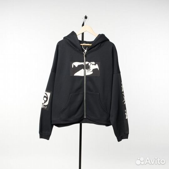 Зип худи erd черный