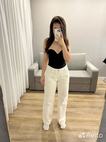 Джинсы белые lime