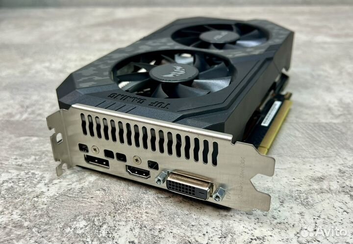 Видеокарта Asus TUF 1660 Super как новая