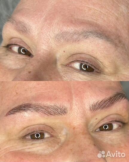 Брови в волосковой аппаратной технике