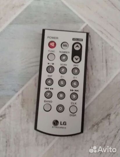 Пульт ду для автомагнитолы LG 5710ccar01A