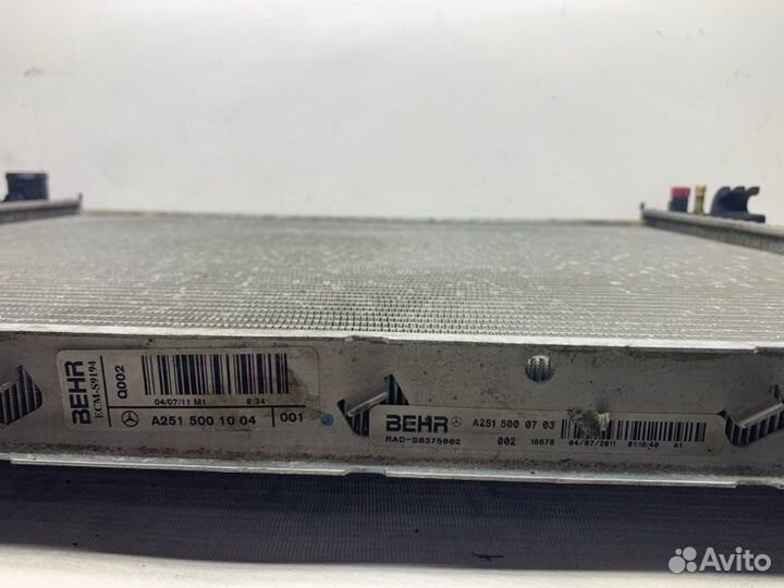 Радиатор двс Mercedes-Benz Gl X164 5.5 2011