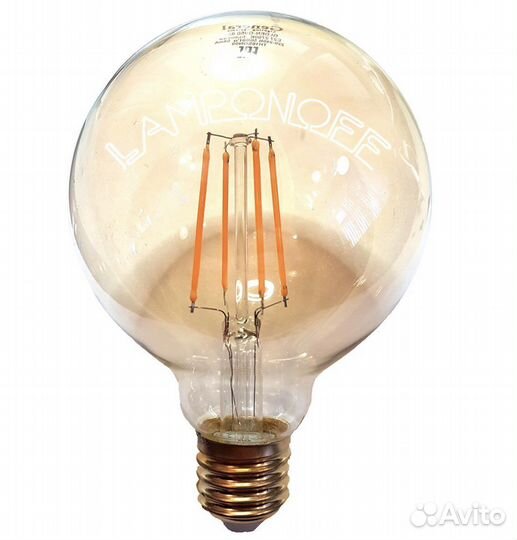 Винтажная светодиодная лампа glden