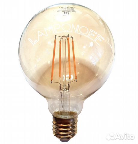 Винтажная светодиодная лампа glden