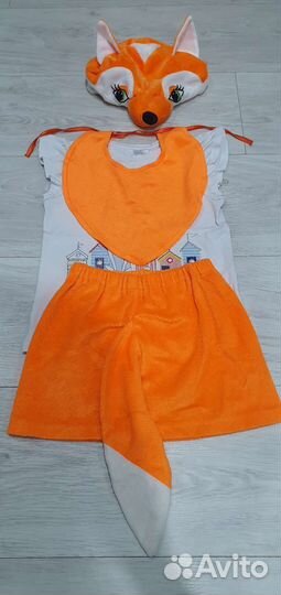 Костюм лисы на 3-5 лет