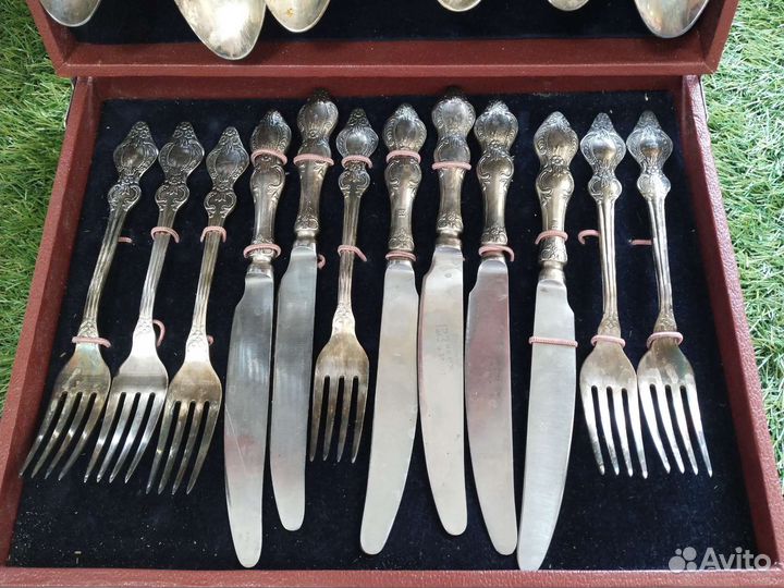 Набор столовых приборов мельхиор СССР