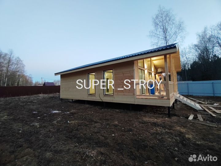 Модульный дом каркасный