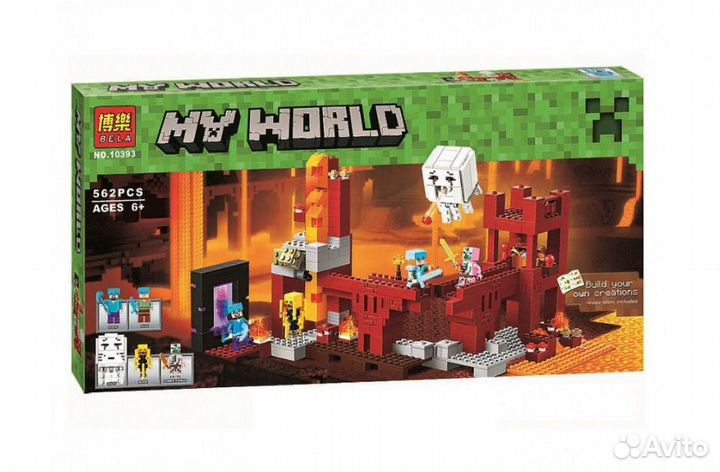Конструктор MY world bela 10393 (562 дет.)