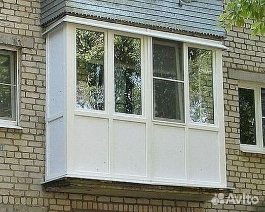 Пластиковый балкон пвх
