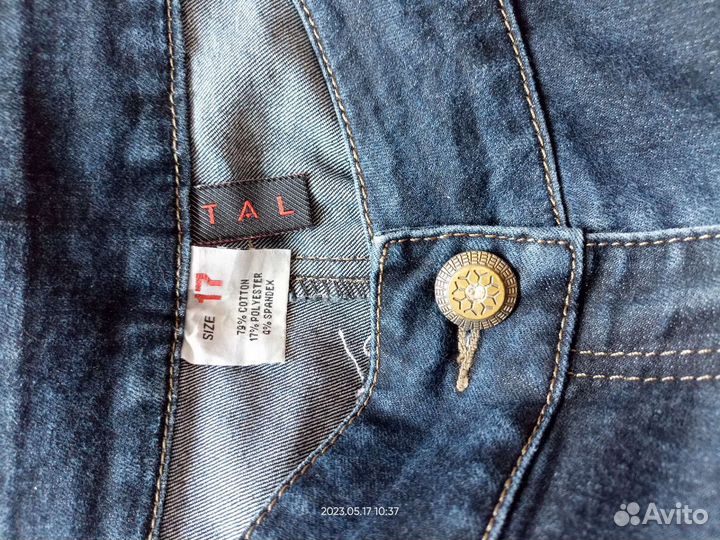 Бриджи джинсовые женские 50-52