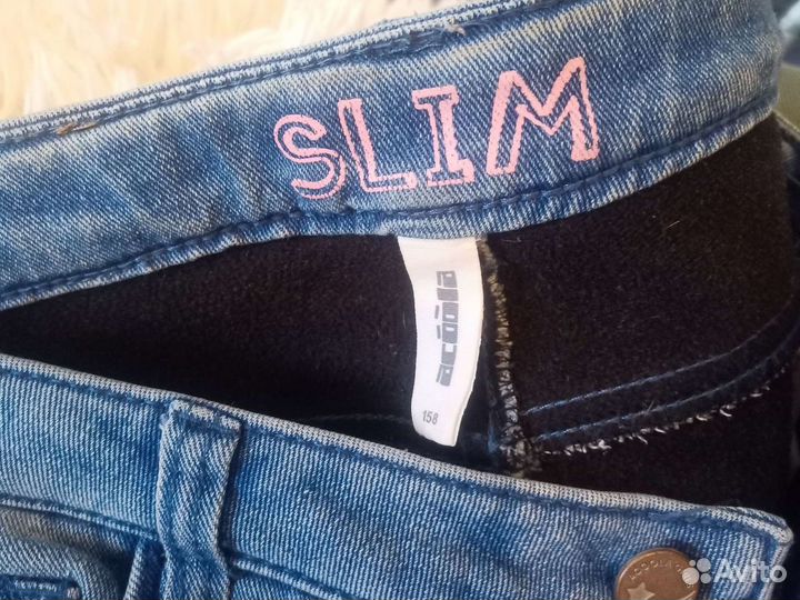 Штаны-джинсы для девочек