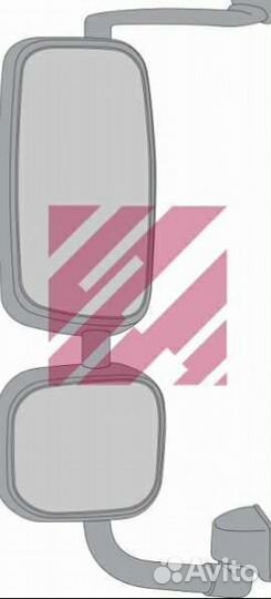 Зеркало даф 239x221 XF105