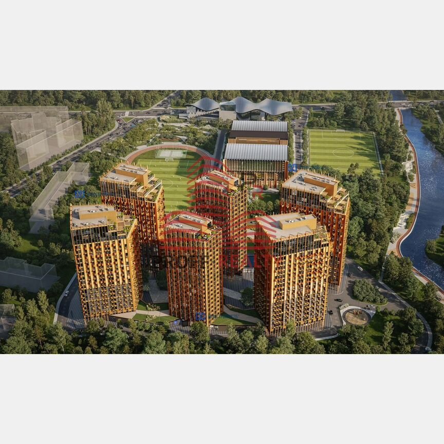 1-к. квартира, 47,7 м², 5/23 эт.