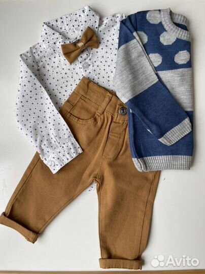 Костюм детский тройка (брюки, рубашка,свитер