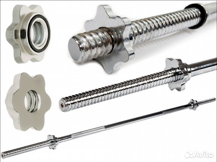 Гриф хромированный Длина 1800 мм