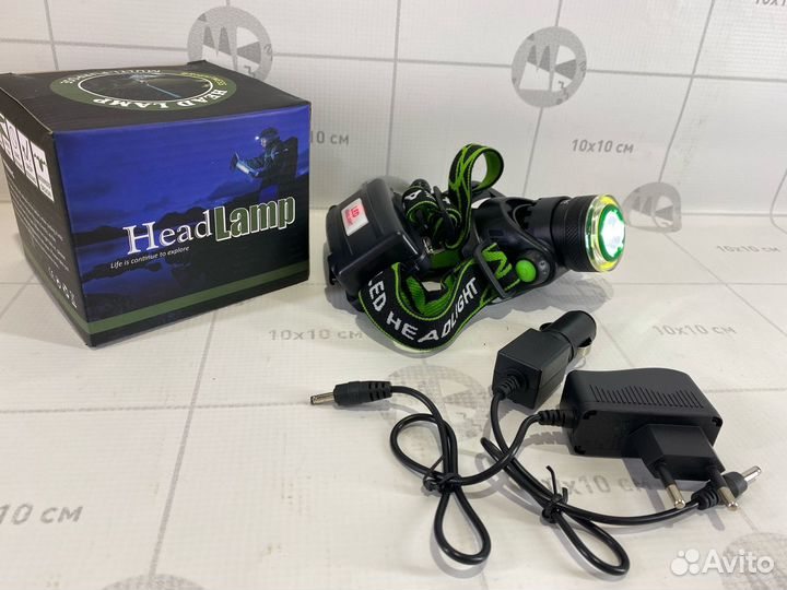 Фонарь налобный аккумуляторный