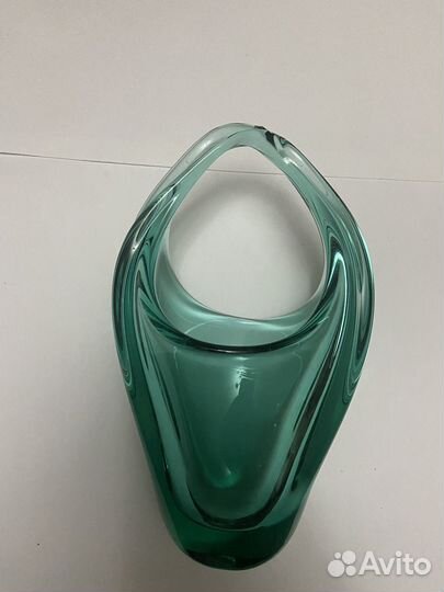 Ваза из цветного стекла СССР