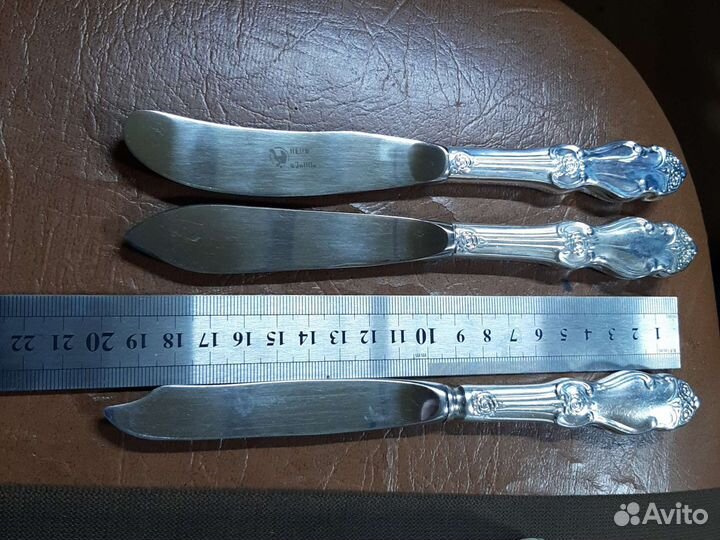 Ножи рыбные. Серебреная роза, вилочки для цитруса