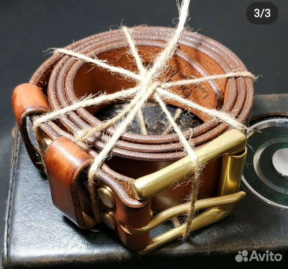 Ремень кожаный