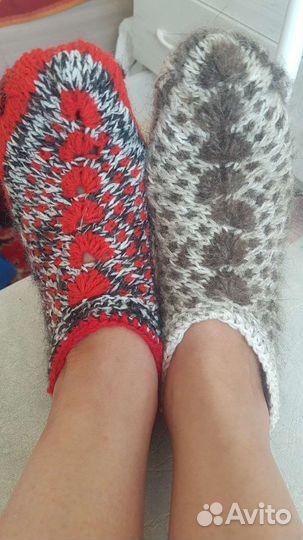 Следки вязаные