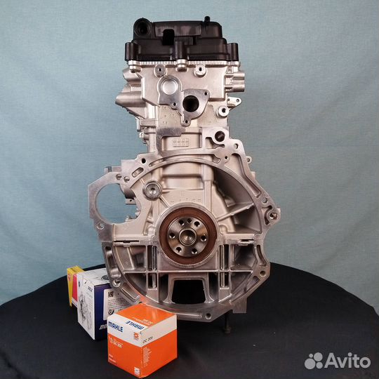 Новый двигатель на Hyundai solaris kia rio g4fa