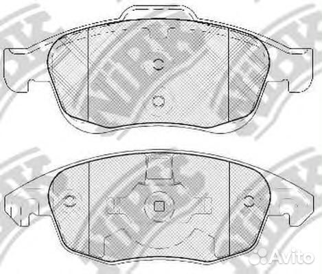 Колодки тормозные citroen berlingo 08/C4