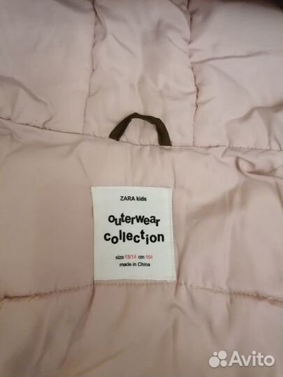 Парка Zara для девочки р. 164