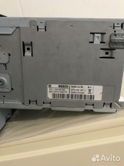 Штатная магнитола на skoda octavia