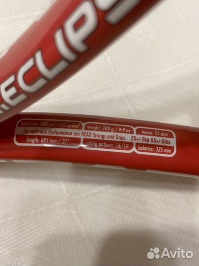 Ракетка для большого тенниса head Nano Ti.eclipse