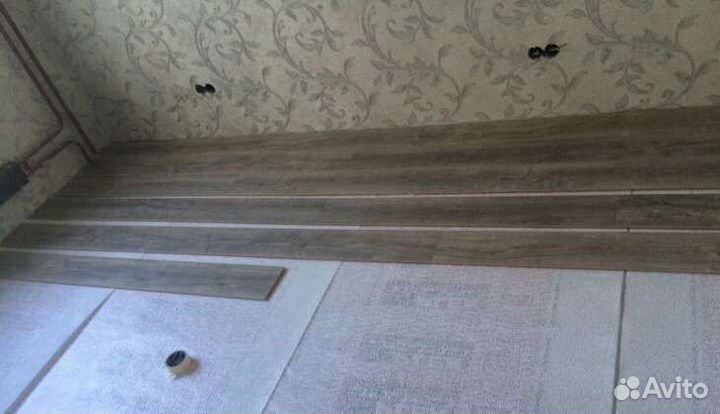 Укладка ламината,линолеума