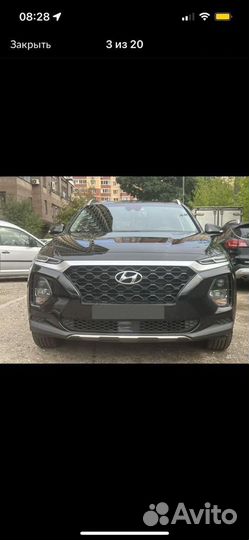 Hyundai Santa Fe 2 AT, 2018, 41 000 км