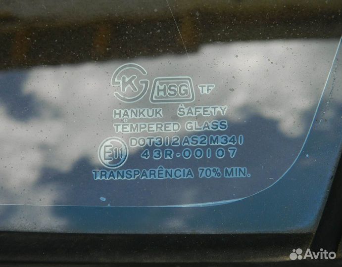 Стекло кузова заднее правое Nexia