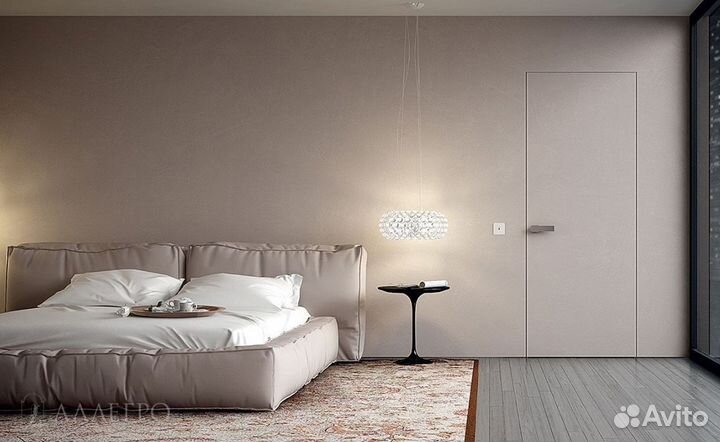 Скрытые двери межкомнатные под отделку