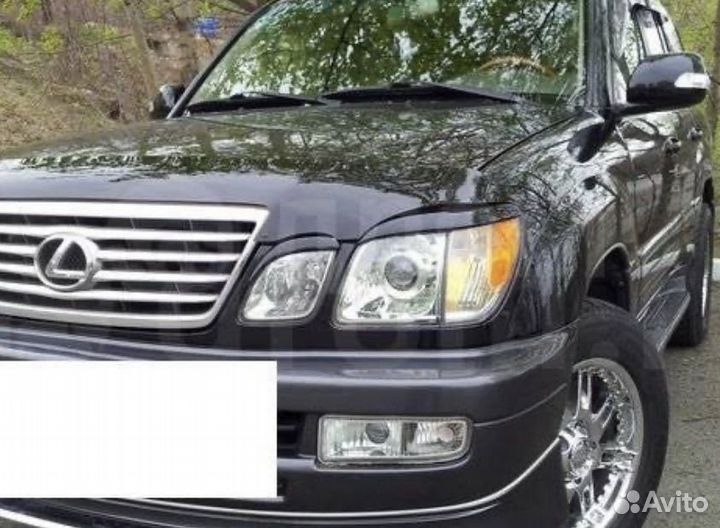 Реснички на фары lexus lx470